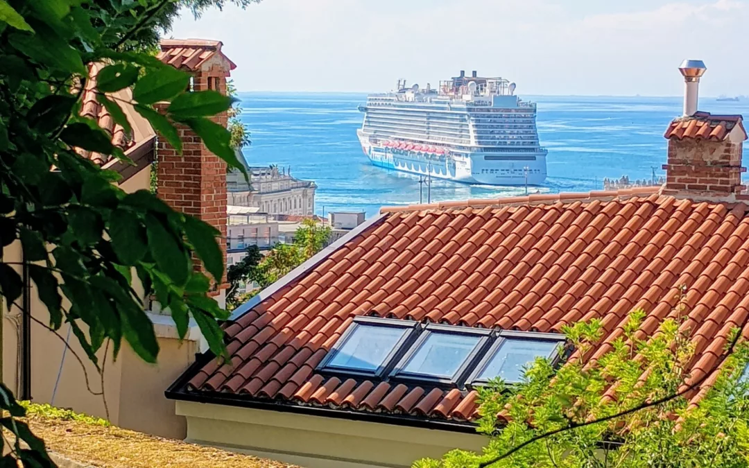 La partenza della nave!