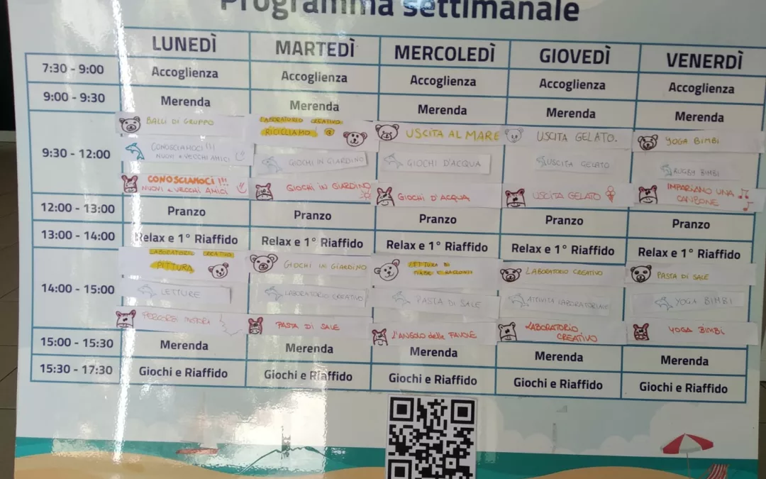 Programma dal 14 al18 luglio