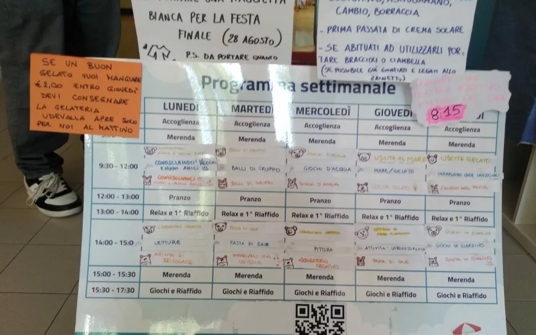 Programma dal 18 al 22 agosto