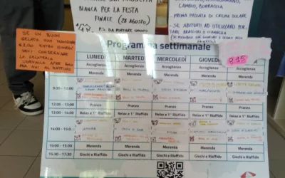 Programma dal 18 al 22 agosto